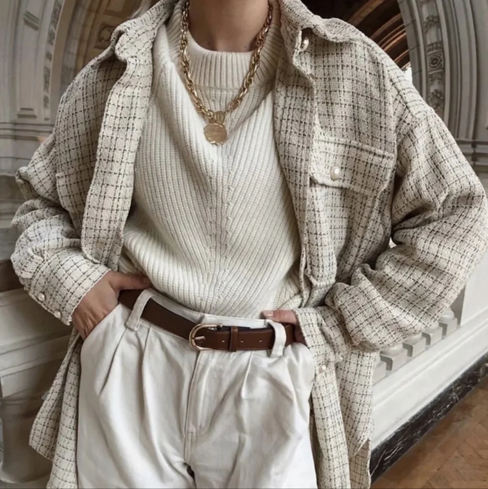 Tweed Designer Inspired Jacket Top - Picture 1 of 7